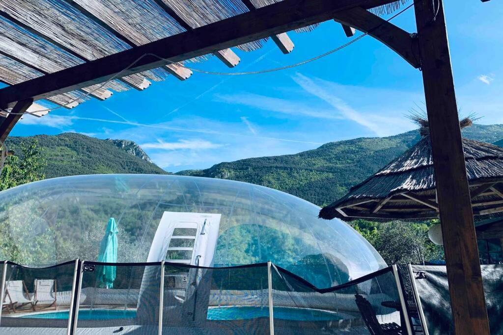 Puget-Théniers2P Au Coeur Des Montagnes Avec Piscine Chauffee公寓 外观 照片